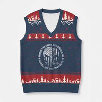 When Tyranny Becomes Law Rebellion Becomes Duty V-Neck Knit Sweater Vest We The People 1776 American Flag