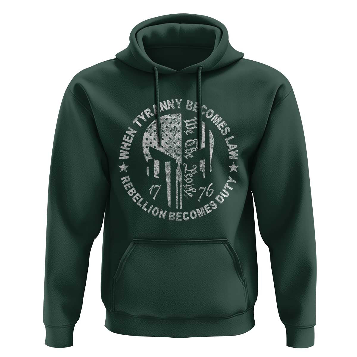 When Tyranny Becomes Law Rebellion Becomes Duty Hoodie We The People 1776 American Flag