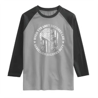 When Tyranny Becomes Law Rebellion Becomes Duty Raglan Shirt We The People 1776 American Flag