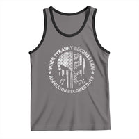 When Tyranny Becomes Law Rebellion Becomes Duty Tank Top We The People 1776 American Flag