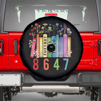 Retro 8647 Spare Tire Cover Foxtrots Delta Tangos Book Flower