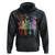 Retro 8647 Hoodie Foxtrots Delta Tangos Book Flower