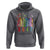 Retro 8647 Hoodie Foxtrots Delta Tangos Book Flower