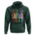 Retro 8647 Hoodie Foxtrots Delta Tangos Book Flower