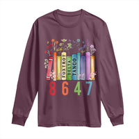 Retro 8647 Long Sleeve Shirt Foxtrots Delta Tangos Book Flower