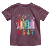 Retro 8647 Toddler T Shirt Foxtrots Delta Tangos Book Flower
