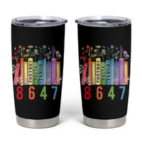 Retro 8647 Tumbler Cup Foxtrots Delta Tangos Book Flower