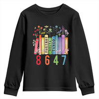 Retro 8647 Youth Sweatshirt Foxtrots Delta Tangos Book Flower