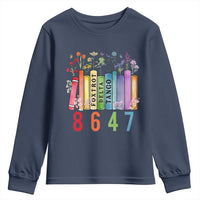 Retro 8647 Youth Sweatshirt Foxtrots Delta Tangos Book Flower