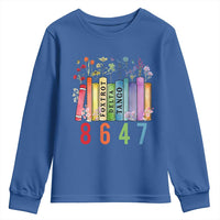 Retro 8647 Youth Sweatshirt Foxtrots Delta Tangos Book Flower