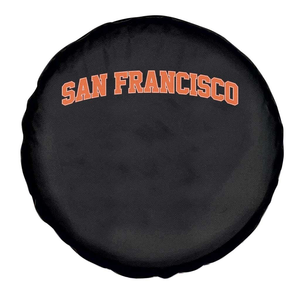 San Francisco Spare Tire Cover California SF Varsity Vintage Sports Jersey Style