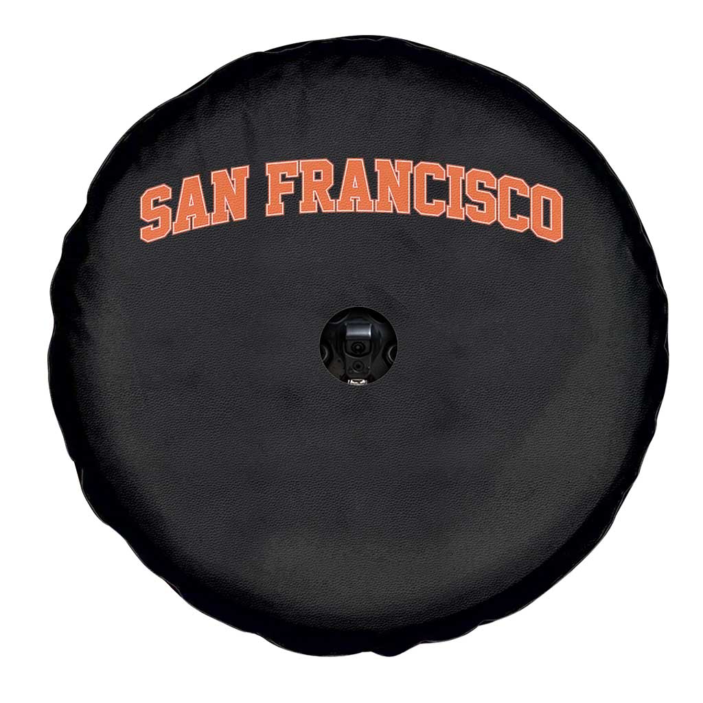 San Francisco Spare Tire Cover California SF Varsity Vintage Sports Jersey Style