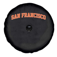 San Francisco Spare Tire Cover California SF Varsity Vintage Sports Jersey Style