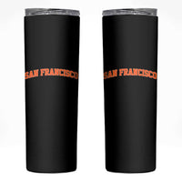 San Francisco Skinny Tumbler California SF Varsity Vintage Sports Jersey Style