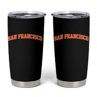 San Francisco Tumbler Cup California SF Varsity Vintage Sports Jersey Style