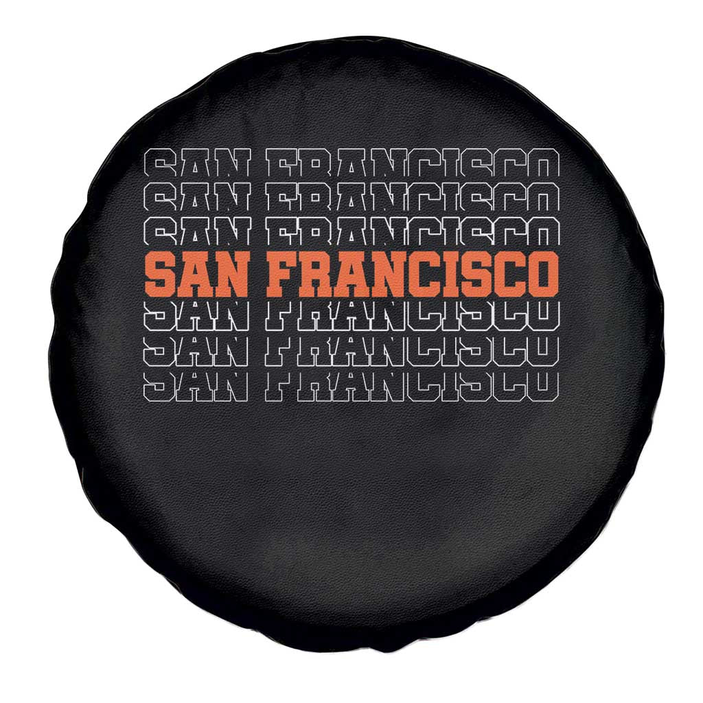 Vintage San Francisco Spare Tire Cover California SF Retro Sports Style