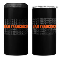 Vintage San Francisco 4 in 1 Can Cooler Tumbler California SF Retro Sports Style