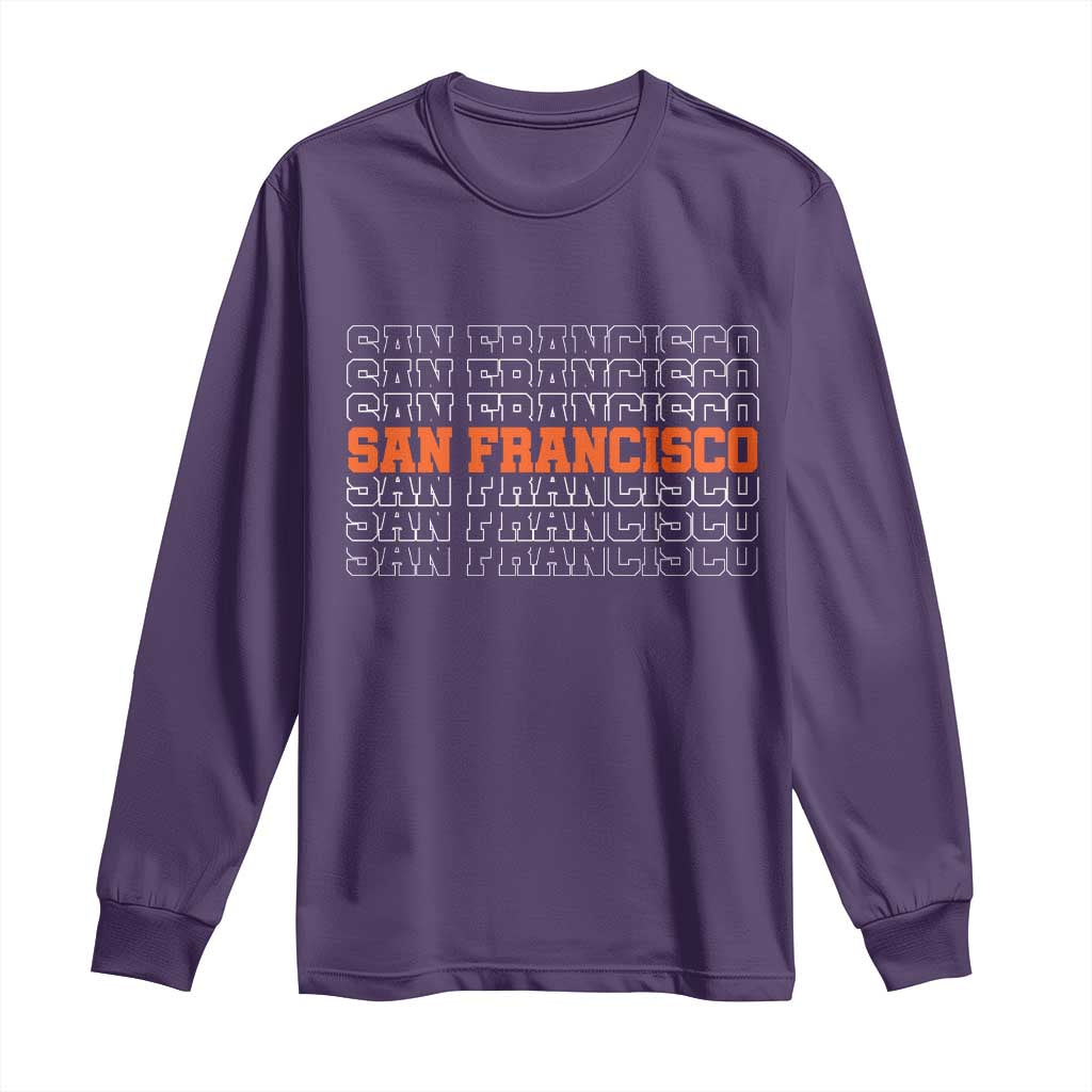 Vintage San Francisco Long Sleeve Shirt California SF Retro Sports Style