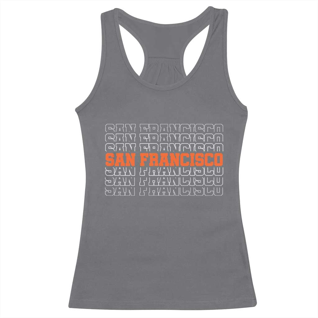 Vintage San Francisco Racerback Tank Top California SF Retro Sports Style