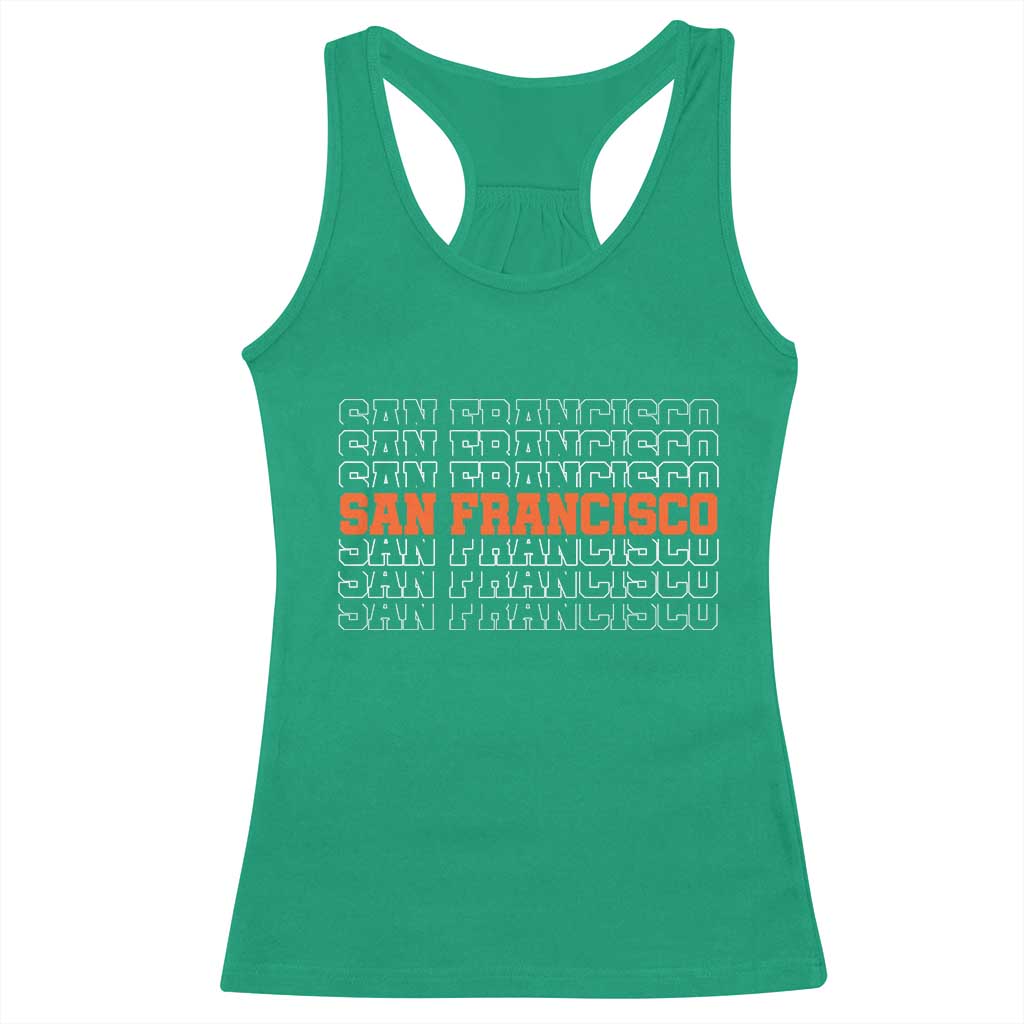 Vintage San Francisco Racerback Tank Top California SF Retro Sports Style