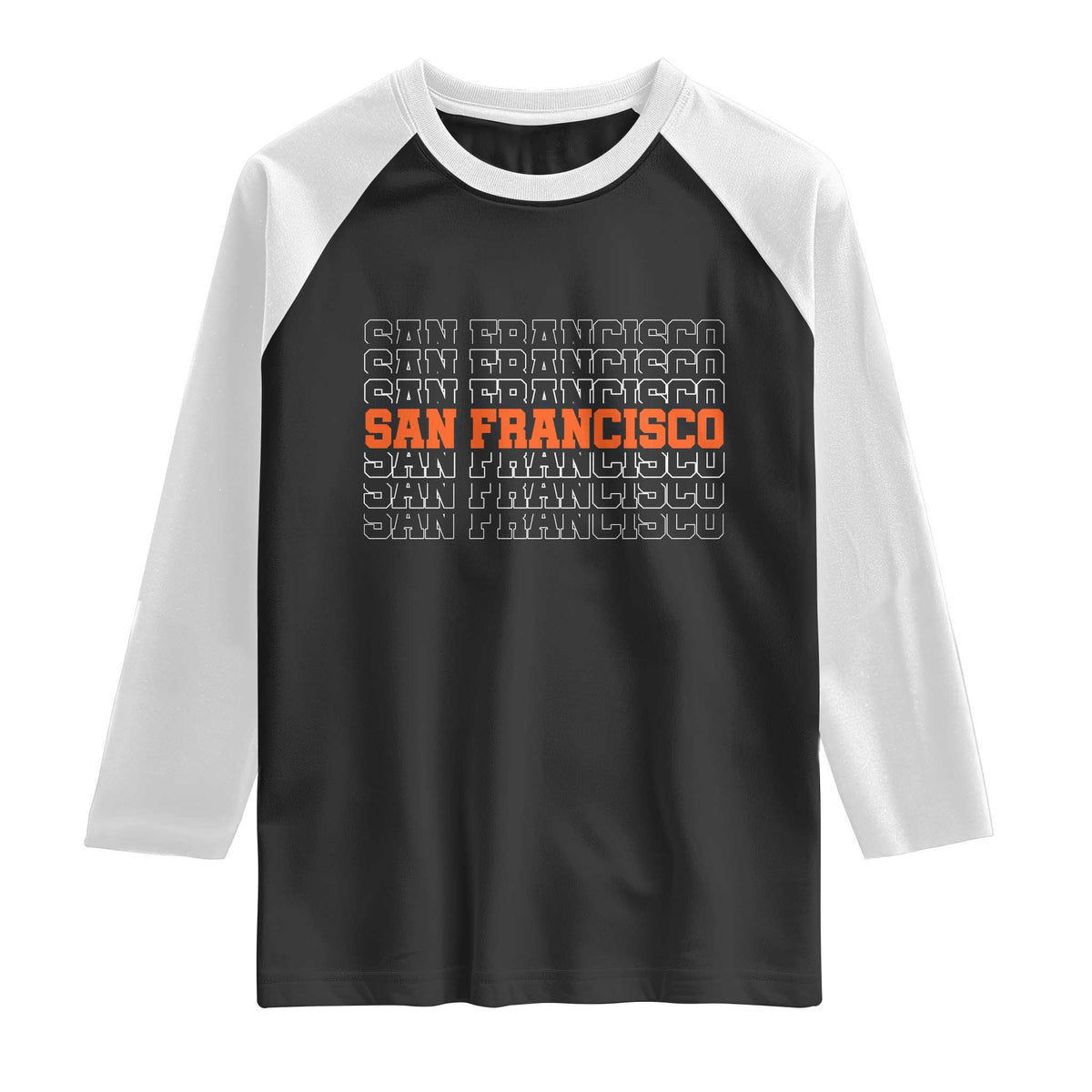 Vintage San Francisco Raglan Shirt California SF Retro Sports Style