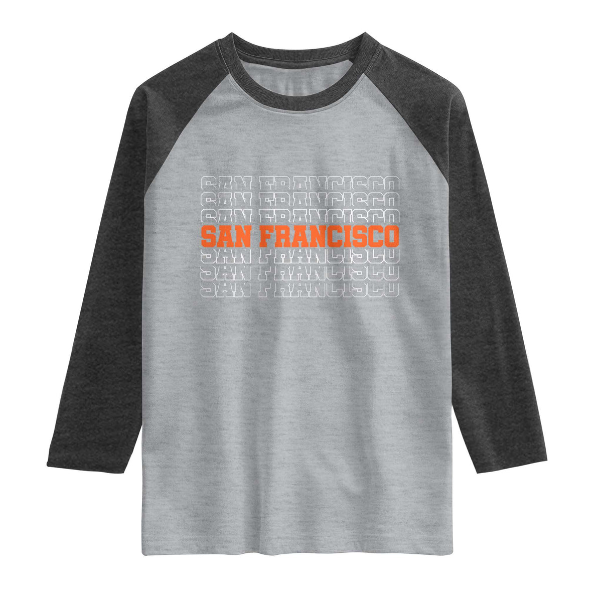 Vintage San Francisco Raglan Shirt California SF Retro Sports Style