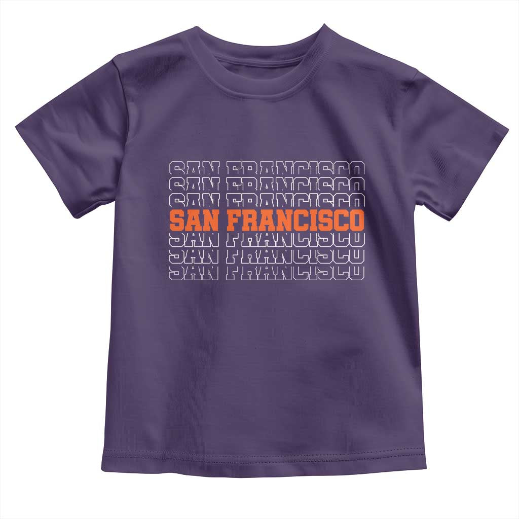 Vintage San Francisco Toddler T Shirt California SF Retro Sports Style
