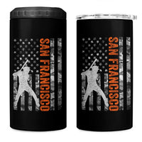 San Francisco 4 in 1 Can Cooler Tumbler SF Baseball Player American Flag USA Camo Patriotic