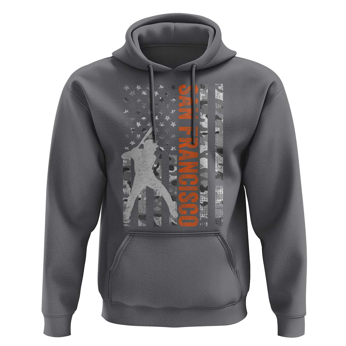 San Francisco Hoodie SF Baseball Player American Flag USA Camo Patriotic