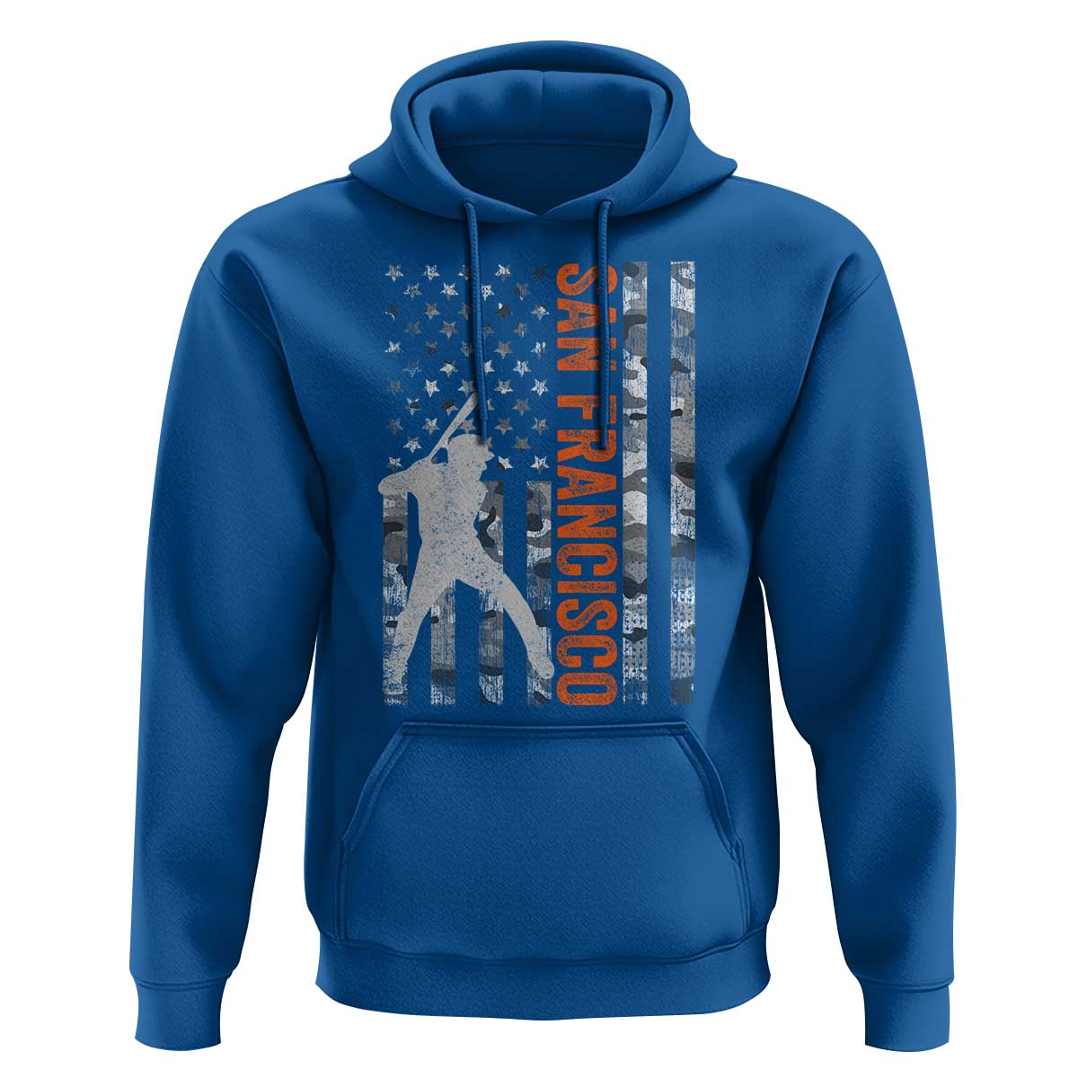 San Francisco Hoodie SF Baseball Player American Flag USA Camo Patriotic