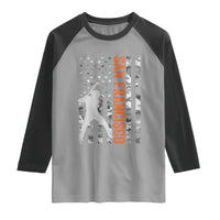 San Francisco Raglan Shirt SF Baseball Player American Flag USA Camo Patriotic