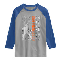 San Francisco Raglan Shirt SF Baseball Player American Flag USA Camo Patriotic