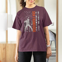San Francisco T Shirt For Women SF Baseball Player American Flag USA Camo Patriotic