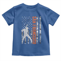 San Francisco Toddler T Shirt SF Baseball Player American Flag USA Camo Patriotic