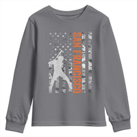 San Francisco Youth Sweatshirt SF Baseball Player American Flag USA Camo Patriotic