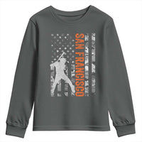 San Francisco Youth Sweatshirt SF Baseball Player American Flag USA Camo Patriotic