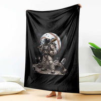 Astronaut Baseball Player Throw Blanket Distressed Houston Clutch City Sports Fans