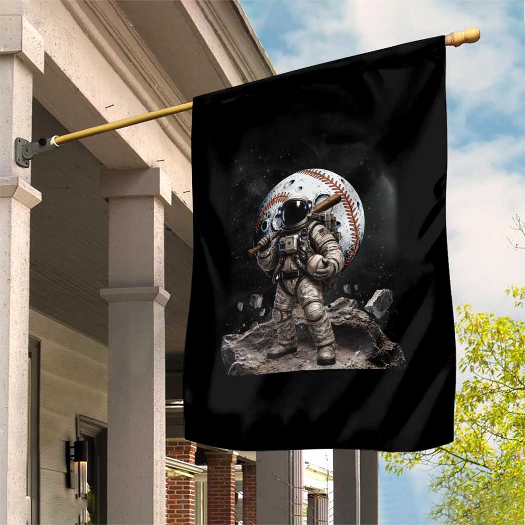 Astronaut Baseball Player Garden Flag Distressed Houston Clutch City Sports Fans