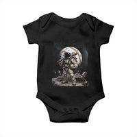 Astronaut Baseball Player Baby Onesie Distressed Houston Clutch City Sports Fans