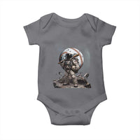 Astronaut Baseball Player Baby Onesie Distressed Houston Clutch City Sports Fans