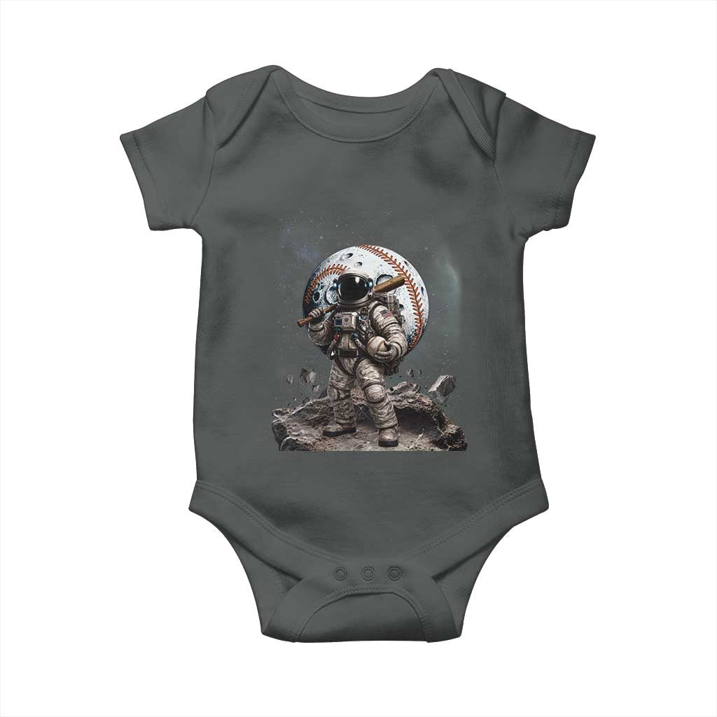 Astronaut Baseball Player Baby Onesie Distressed Houston Clutch City Sports Fans