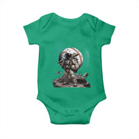 Astronaut Baseball Player Baby Onesie Distressed Houston Clutch City Sports Fans