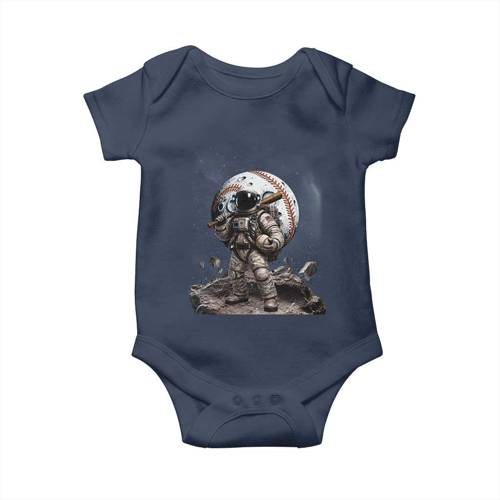 Astronaut Baseball Player Baby Onesie Distressed Houston Clutch City Sports Fans