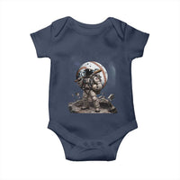 Astronaut Baseball Player Baby Onesie Distressed Houston Clutch City Sports Fans