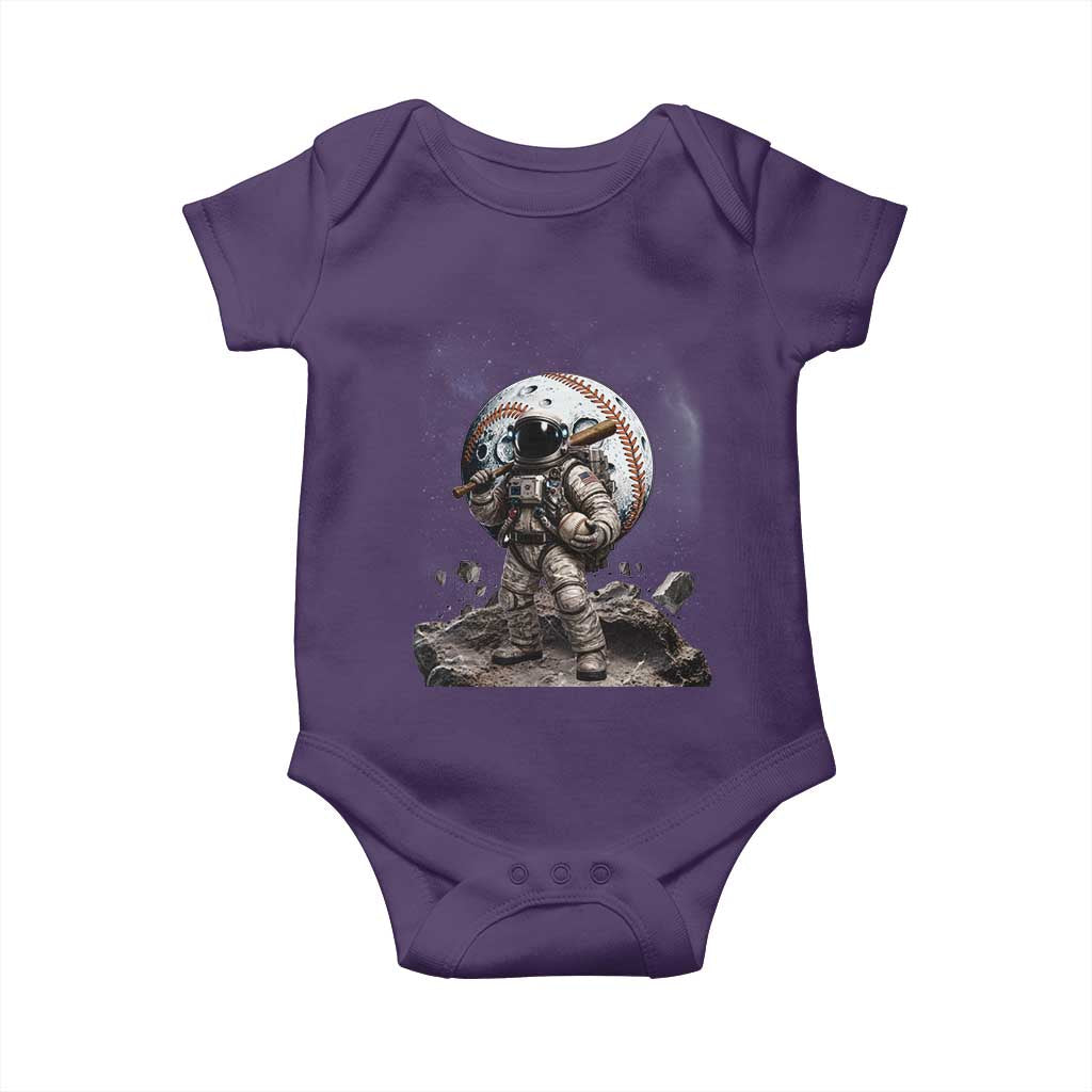 Astronaut Baseball Player Baby Onesie Distressed Houston Clutch City Sports Fans