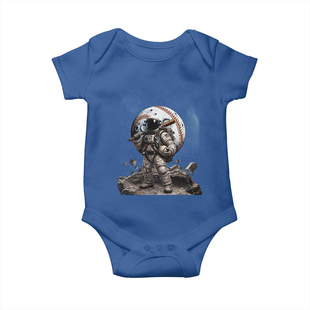 Astronaut Baseball Player Baby Onesie Distressed Houston Clutch City Sports Fans