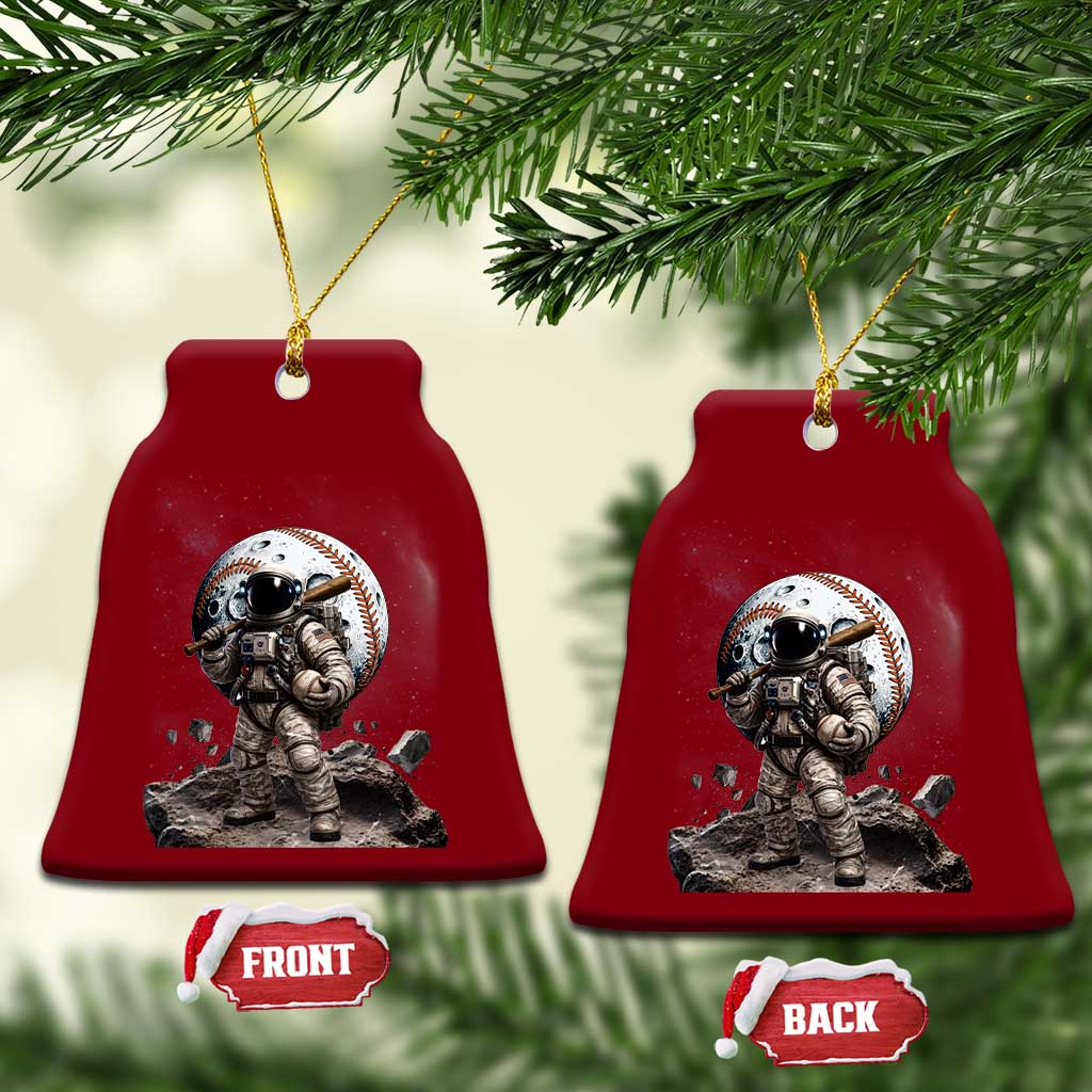Astronaut Baseball Player Ceramic Ornament Distressed Houston Clutch City Sports Fans