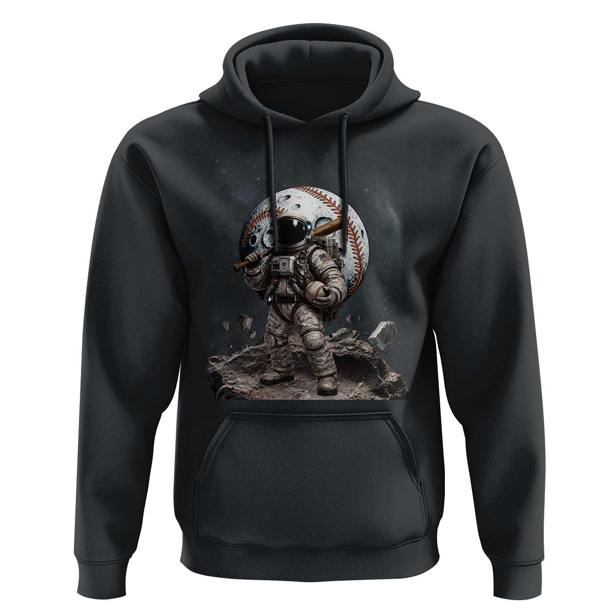 Astronaut Baseball Player Hoodie Distressed Houston Clutch City Sports Fans