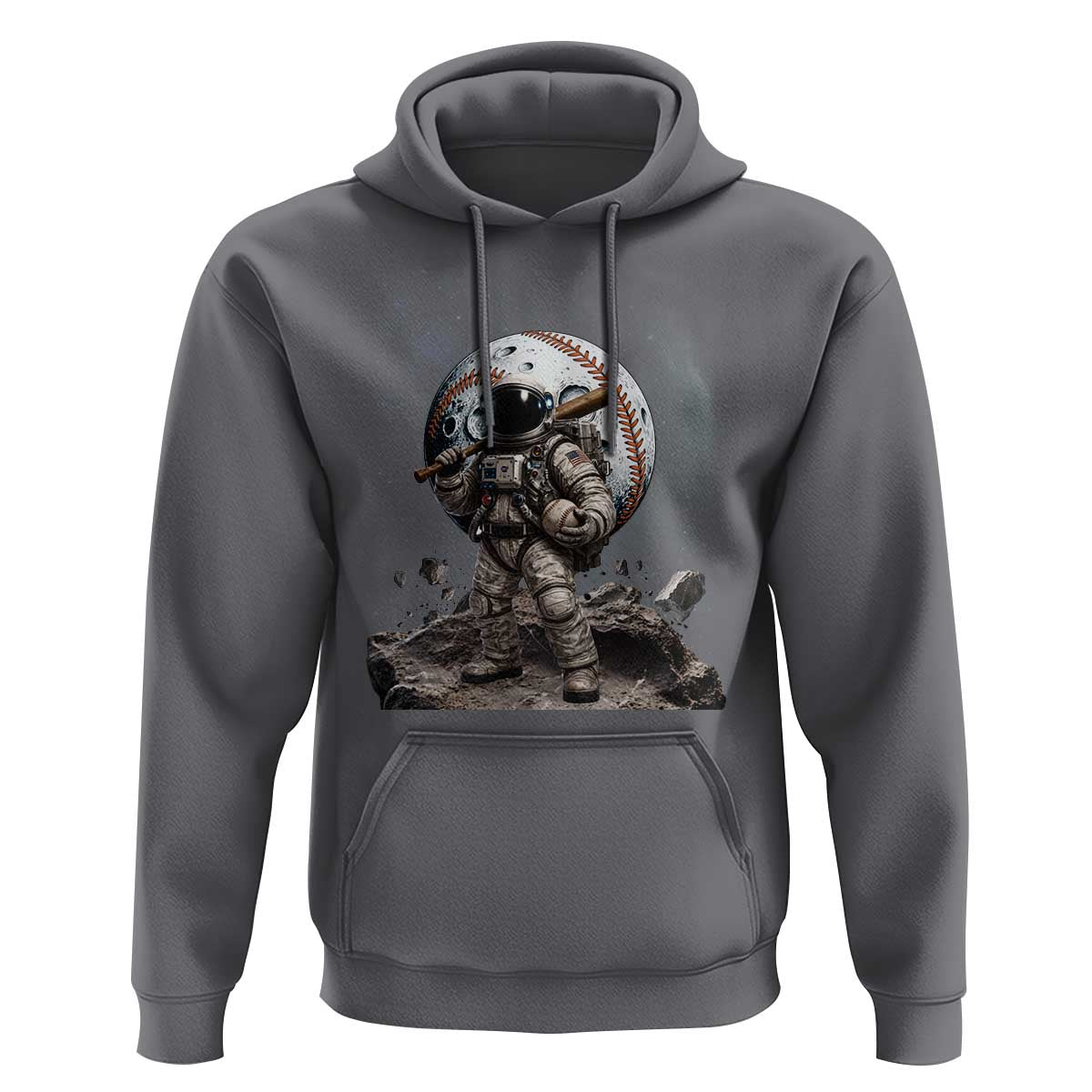 Astronaut Baseball Player Hoodie Distressed Houston Clutch City Sports Fans