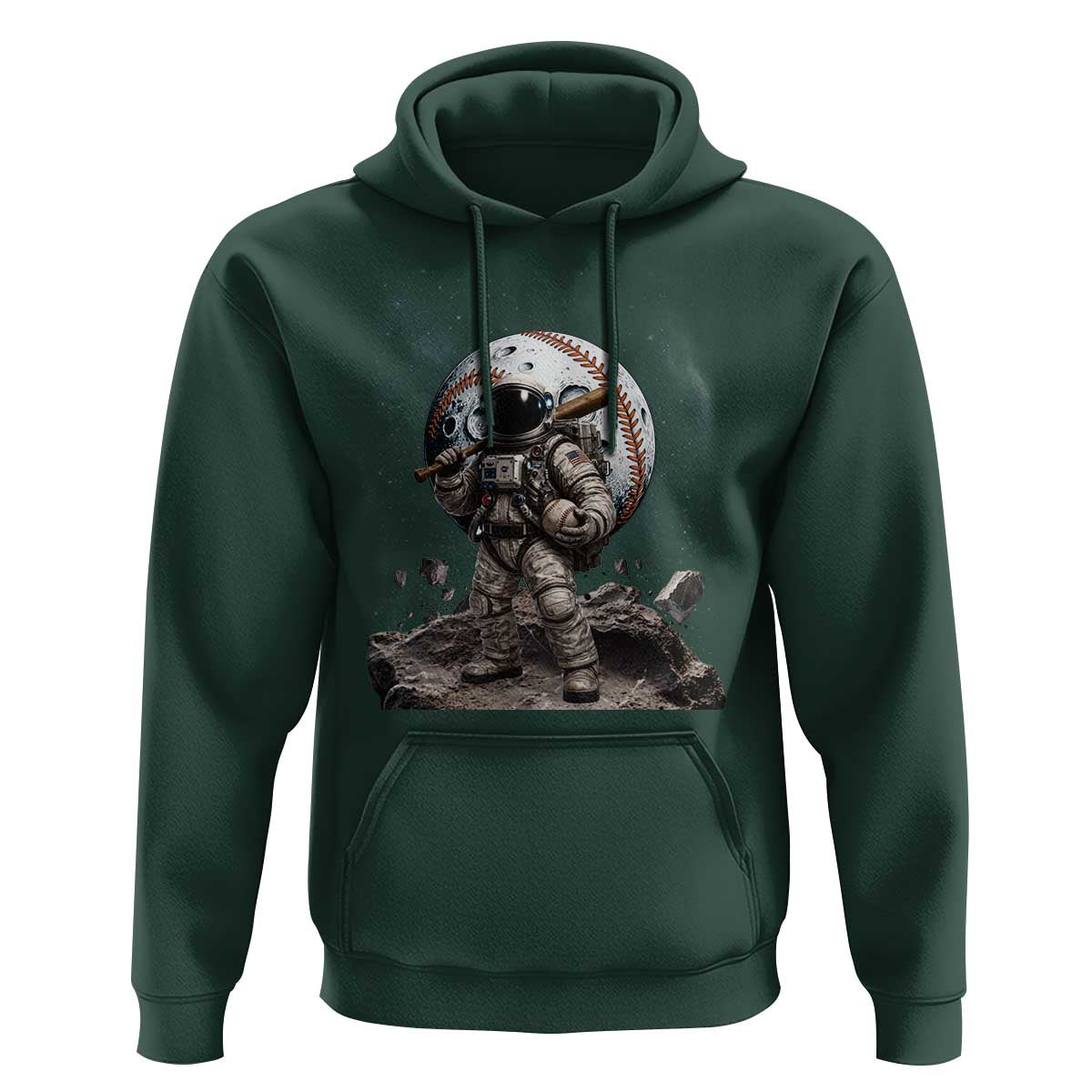 Astronaut Baseball Player Hoodie Distressed Houston Clutch City Sports Fans
